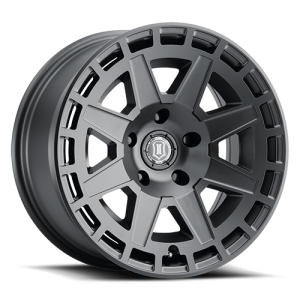 Llanta ICON ICON Compass (Satin Black) Aro 17" X 8.5" apernadura 6x139.7, offset 0