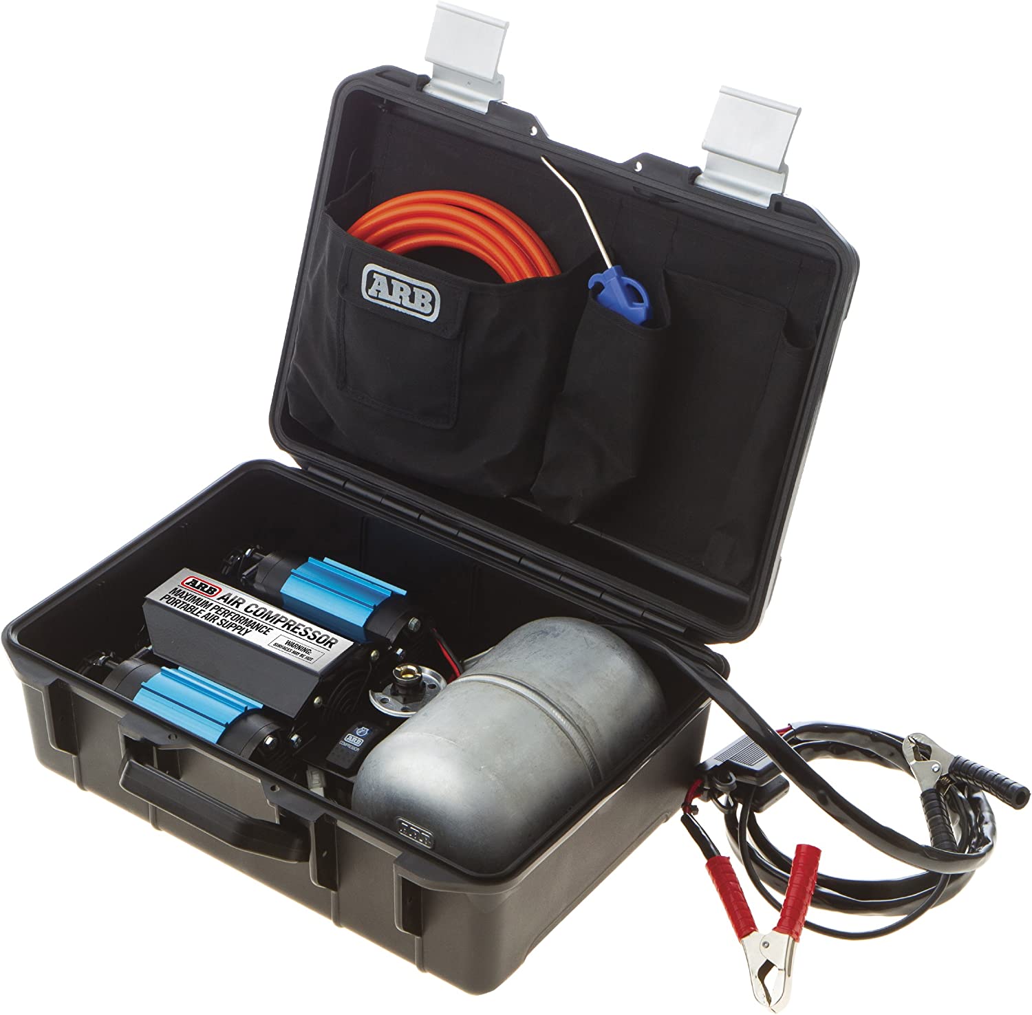 COMPRESOR ARB DOBLE PISTON PORTATIL CON MALETA