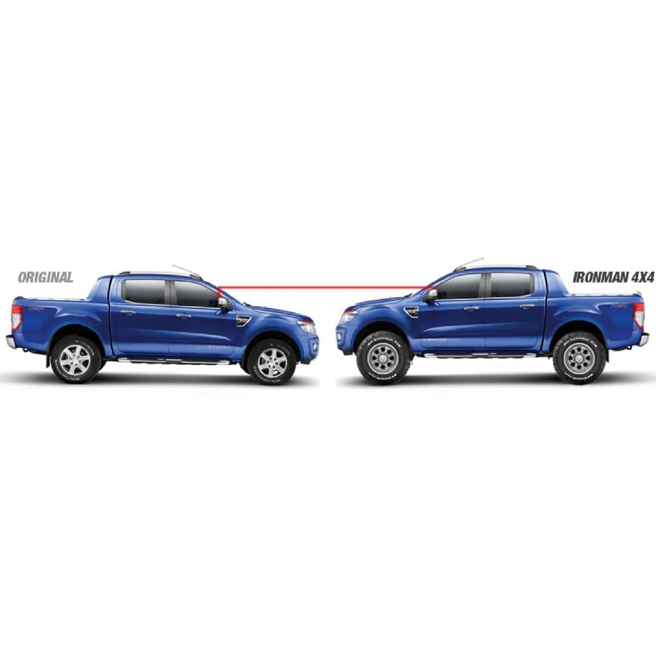 Kit de suspensión delantera 2" IRONMAN 4X4 Foam-Cell Pro - Para Toyota Hilux Vigo 2005-2015 - Imagen 2