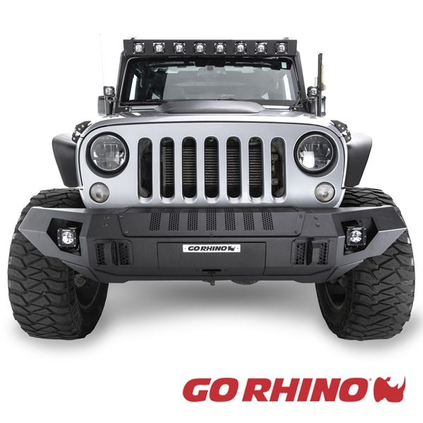 Bumper Delantero Trailline Straight Winch Ready Jeep Wrangler JK 07->17