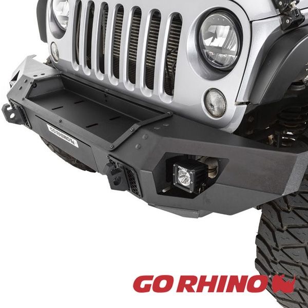 Bumper Delantero Trailline Straight Winch Ready Jeep Wrangler JK 07->17 - Imagen 2