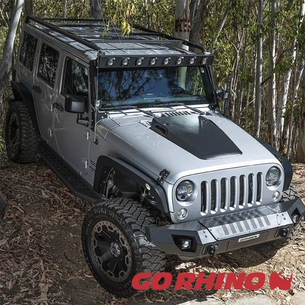Bumper Delantero Trailline Straight Winch Ready Jeep Wrangler JK 07->17 - Imagen 3