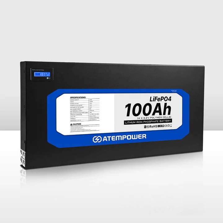 BATERÍA LITIO DELGADA 100AH 12V