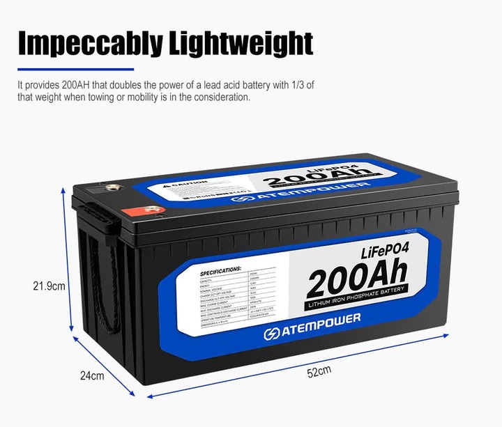 BATERIA LITIO 200AH 12V - Imagen 9