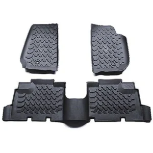 Pisos plásticos calce perfecto  para Jeep Wrangler JK - 4 PUERTAS