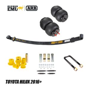 KIT BALLESTAS PARABOLICAS ARB 40 MM + PULMONES DE AIRE TOYOTA HILUX 2015+