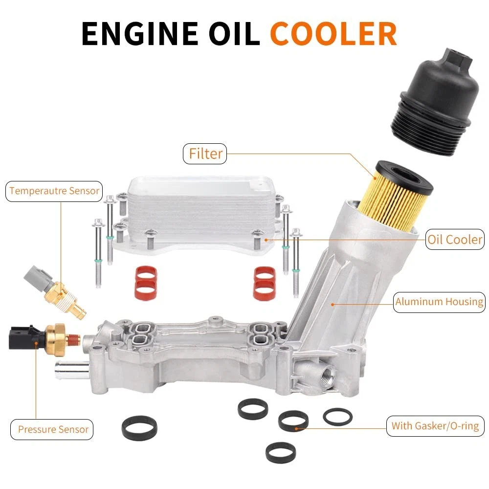 Enfriador aceite 2012-2016 Jeep Wrangler V6 3.6L - Imagen 3